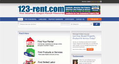 Desktop Screenshot of 123-rent.com