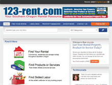 Tablet Screenshot of 123-rent.com